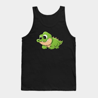 cute crocodile Tank Top